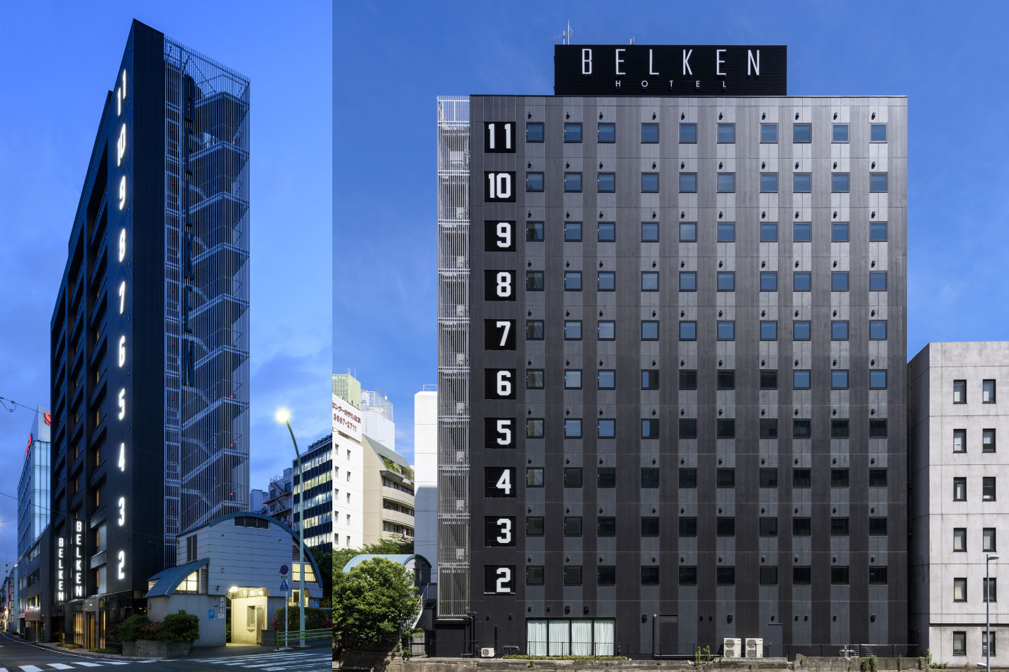 ベルケンホテル東京の外装